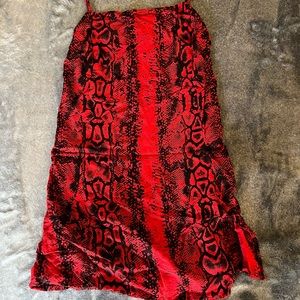 Motel rocks snakeskin dress